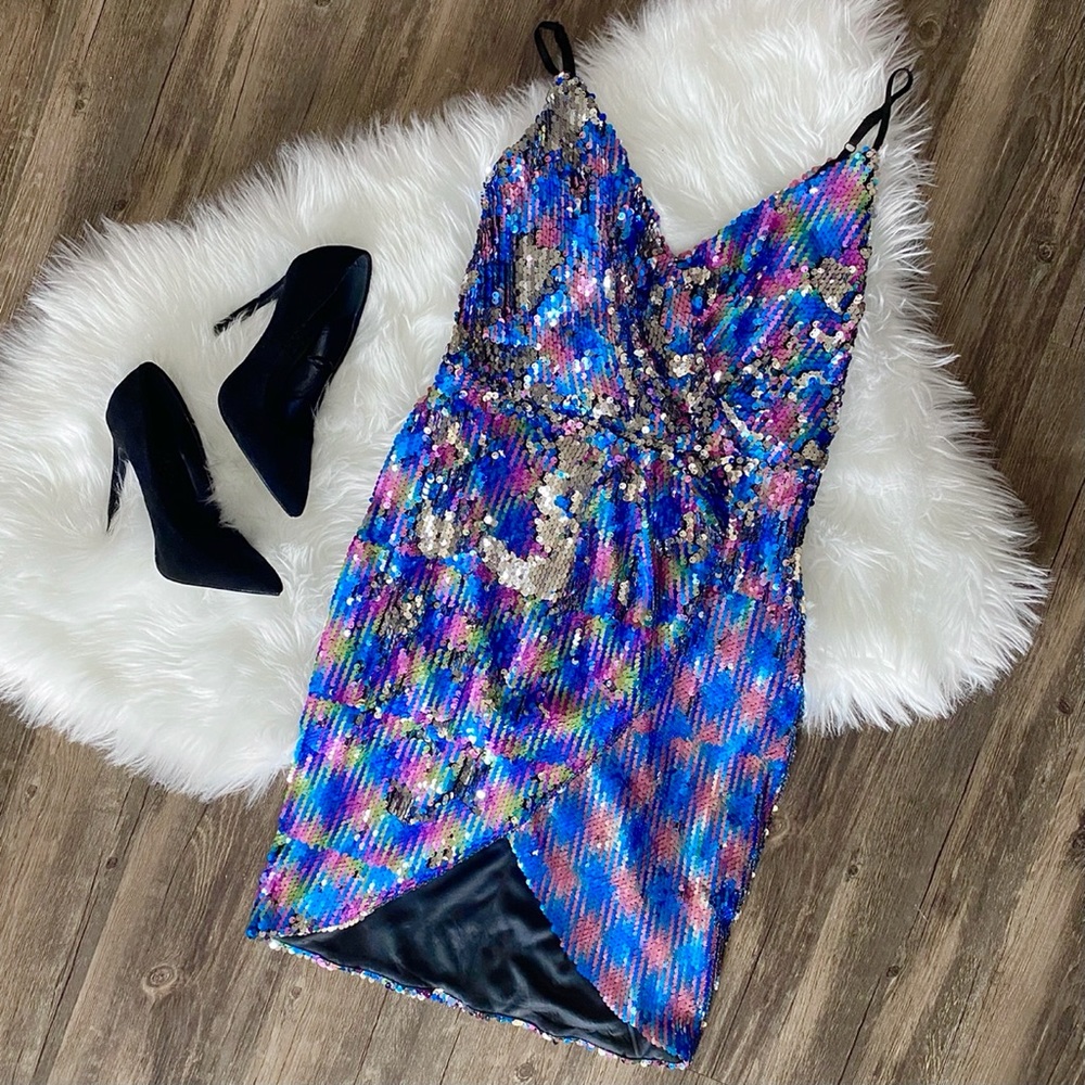 🌹NWT Sunset Strip Sequin Mini Dress🌹